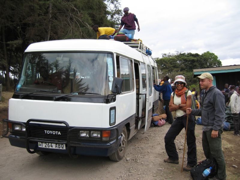 Kili (042) at Rongai trailhead